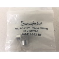 Swagelok 6LV-6MW-9 Microfit elbow weld fitting, 90...